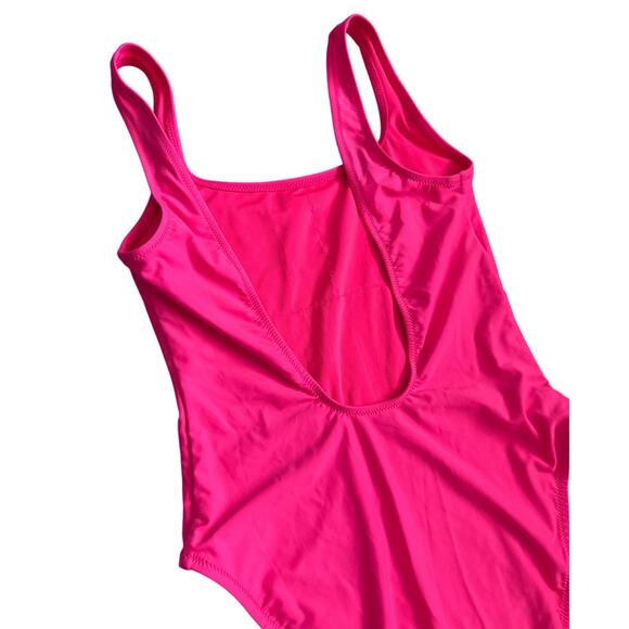 Aerie Astrology Scorpio Babewatch Cheekiest Pink One Piece Swimsuit Size Small - Picture 7 of 7